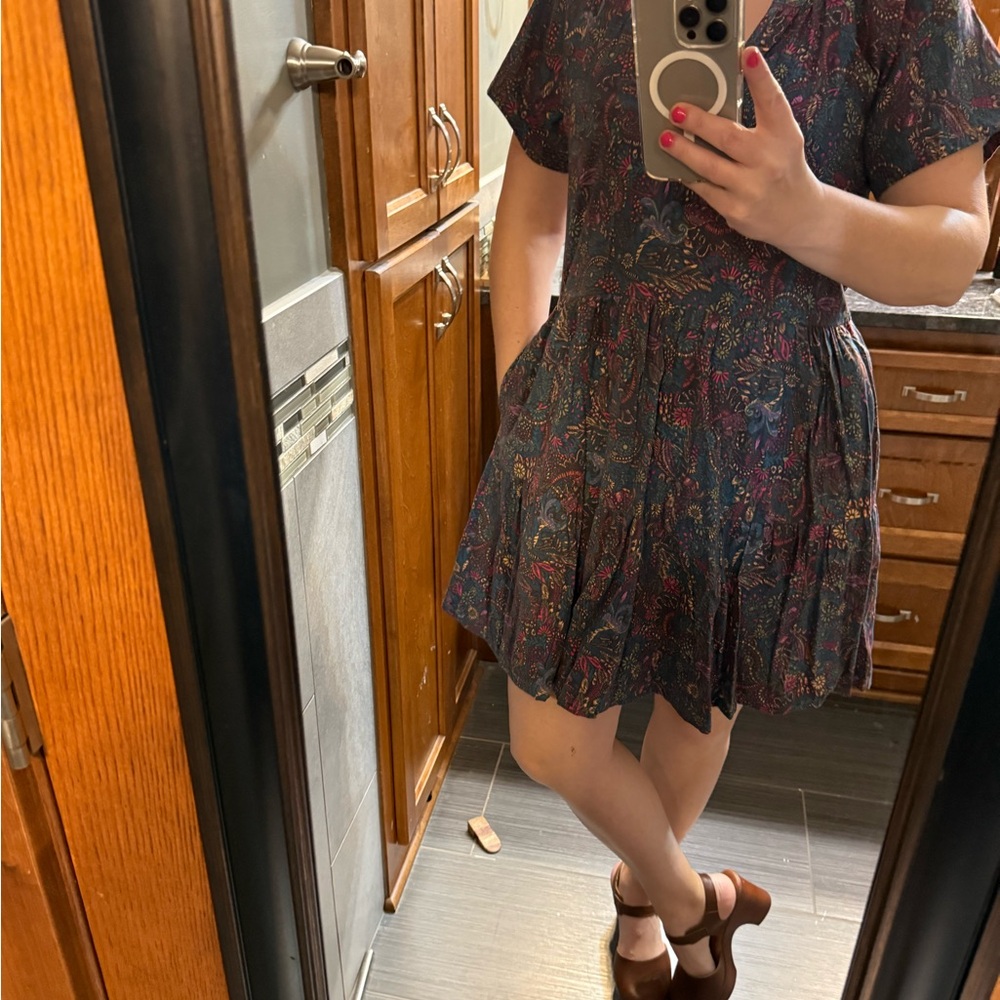 Floral V-Neck Dress